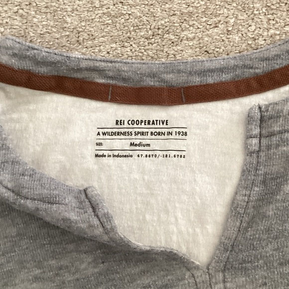 Cooperative Gray V-Neck Sweater - Picture 3 of 6